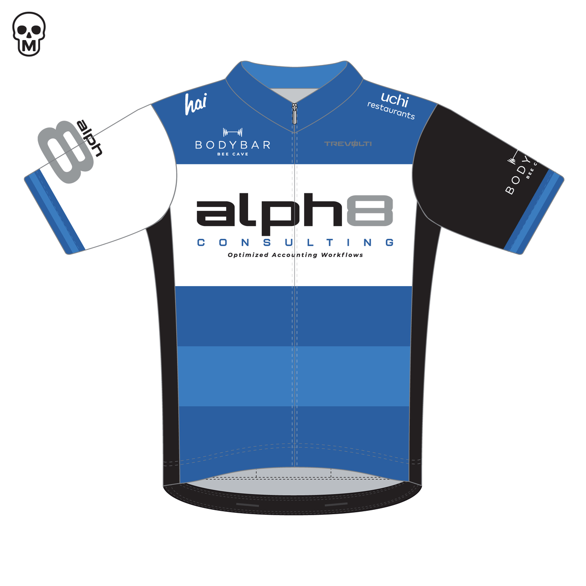 ALPHA8 BLACK/BLUE - CLASSICO JERSEY - 2026