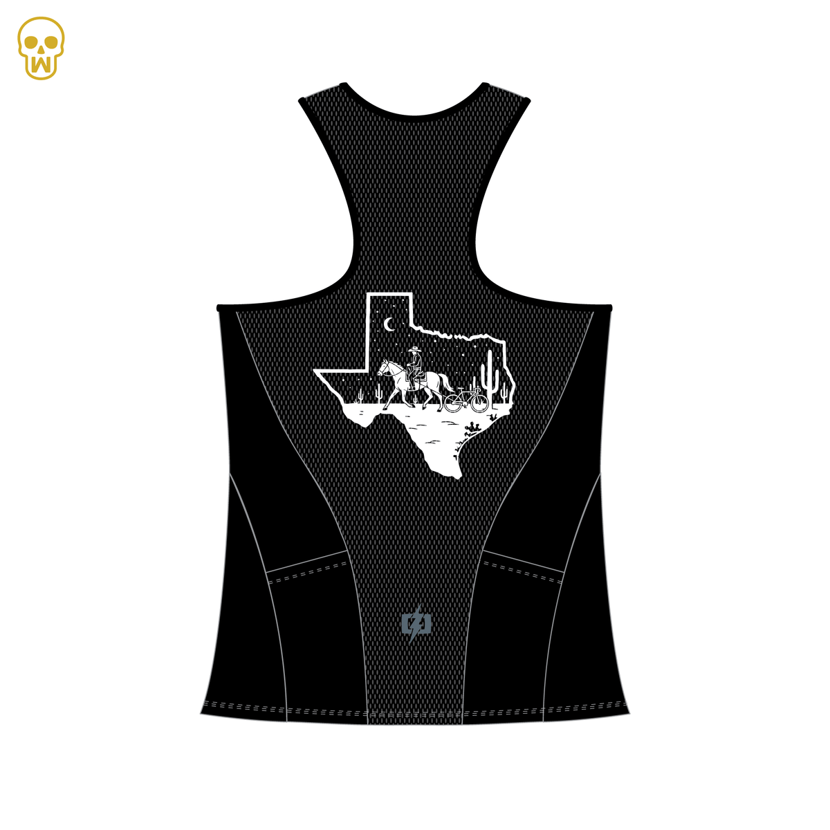 BIKE LANE BLACK & WHITE - COSTANZA TRI TOP - 2026