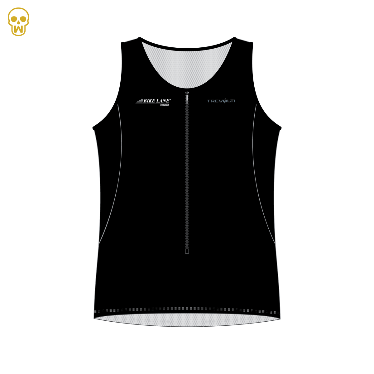 BIKE LANE BLACK & WHITE - COSTANZA TRI TOP - 2026