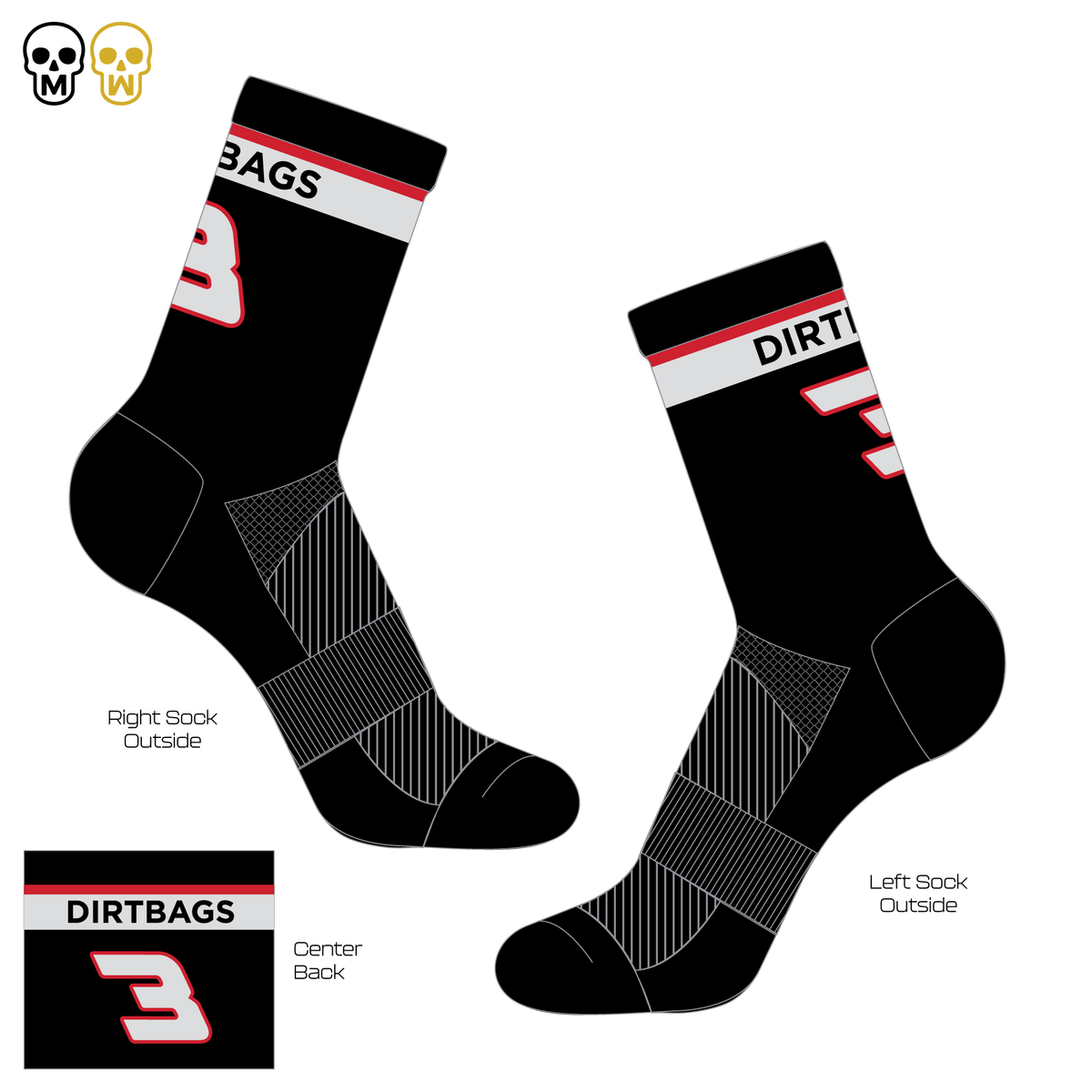EARNHARDT #3 - PEDALE SOCKS - 2026