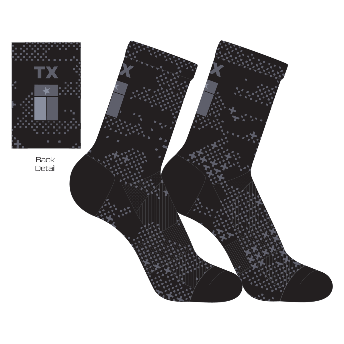 GHOSTED TEXAS - PEDALE SOCKS - 2026
